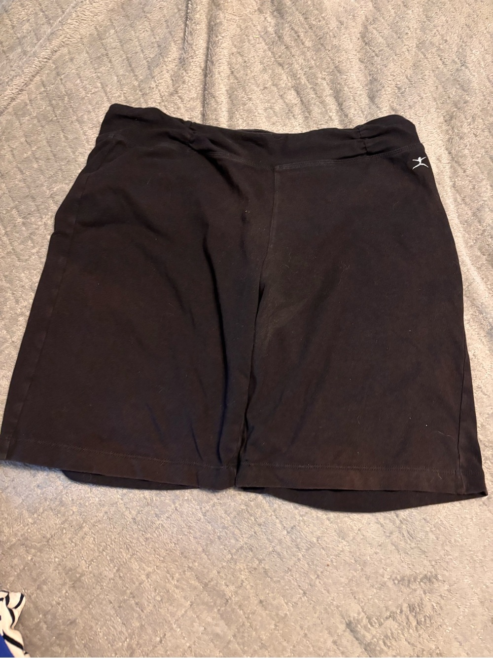 Danskin Black High-Rise Bike Shorts